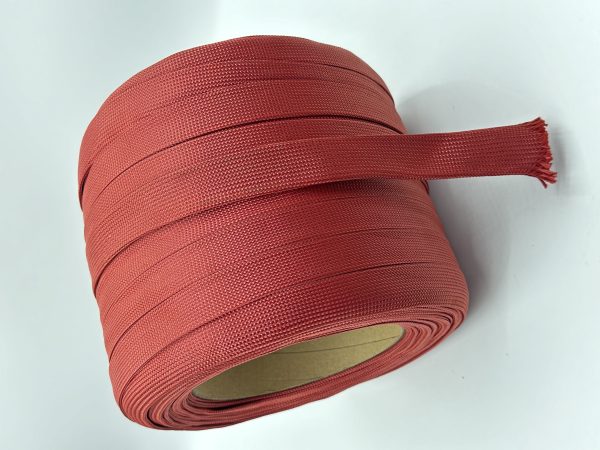 Aramid Sleeving Tube Fire Retardant Heat Protection Red - Image 2