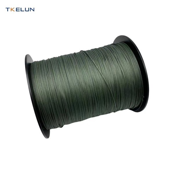 UHMWPE Rope 1.8mm Army green 12-strand braided rope for fishing line - Image 2