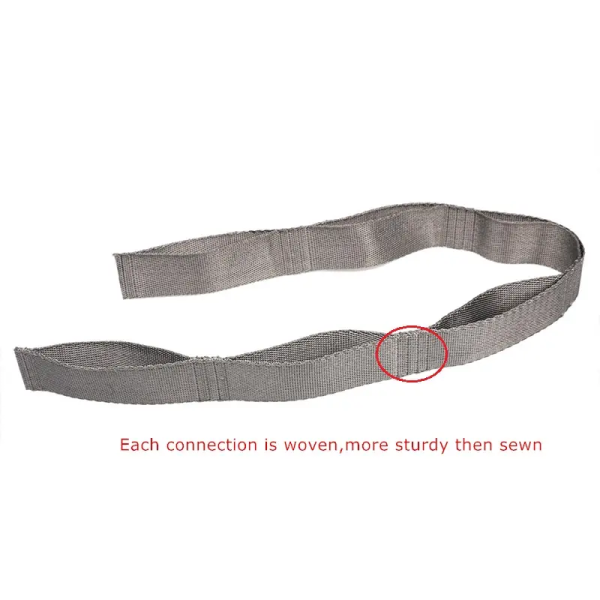 UHMWPE Super Light Weight Double Layer Webbing Without Stitching Hammock Strap - Image 5