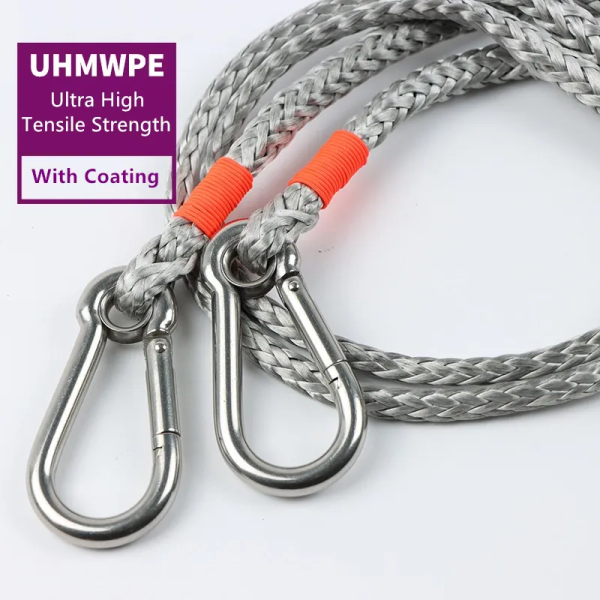 12 Strands UHMWPE Rope or Customized Double Braided for Winch Towing or Boat Ropes - Image 2